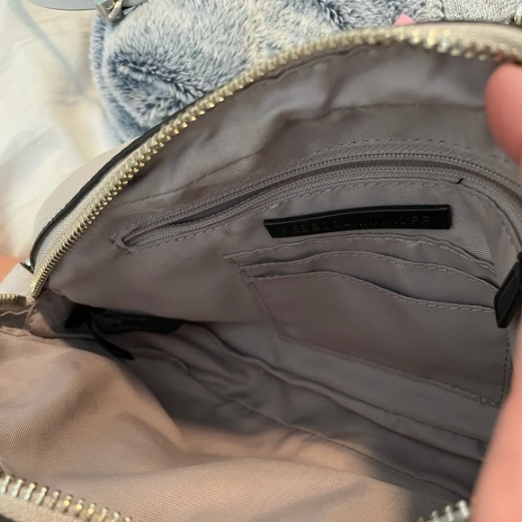 Rebecca Minkoff Blythe Grey Leather Crossbody - Picture 7 of 8